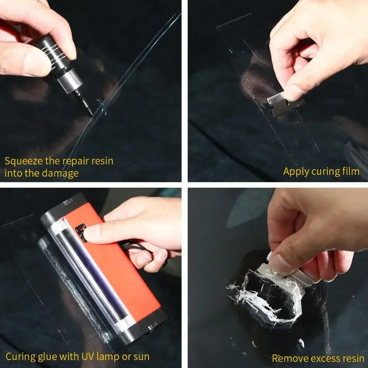 RapidFix Auto Glass Resin Kit