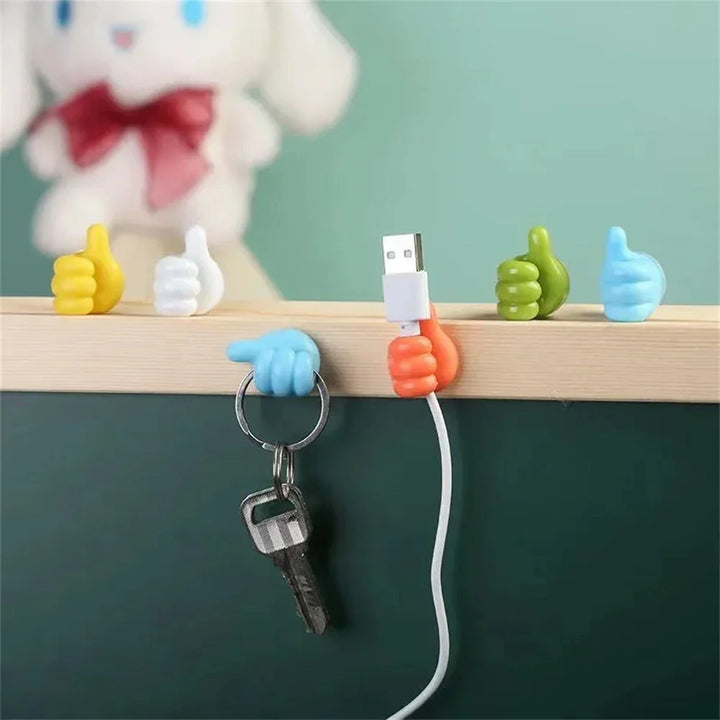 Cable and Glasses Hand-Shaped Hook