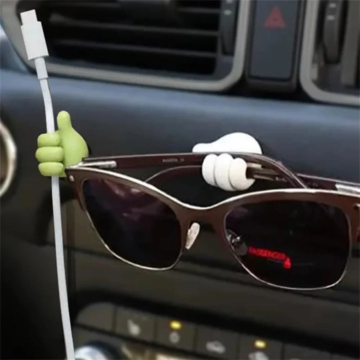Cable and Glasses Hand-Shaped Hook